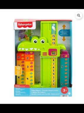 Fisher-Price Green Adding Alligator Counting Toy